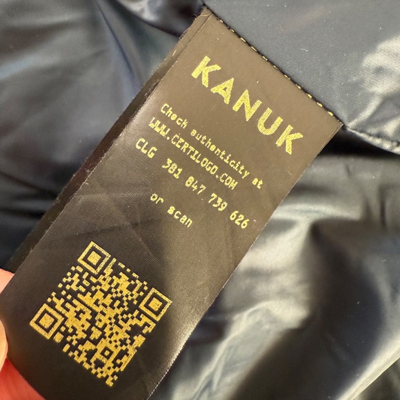 KANUK Mariilia Down White duck Puffer Parka Coat Jacket 800 fill Women M - Picture 10 of 14